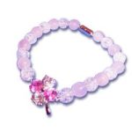 【クローバー&ローズクォーツ・ラブブレス】セレブ系『プリンセストラッシュ』・クローバー&ローズクォーツ・ラブブレス【健康〜美容〜日用品【DOKA-SHOP】】